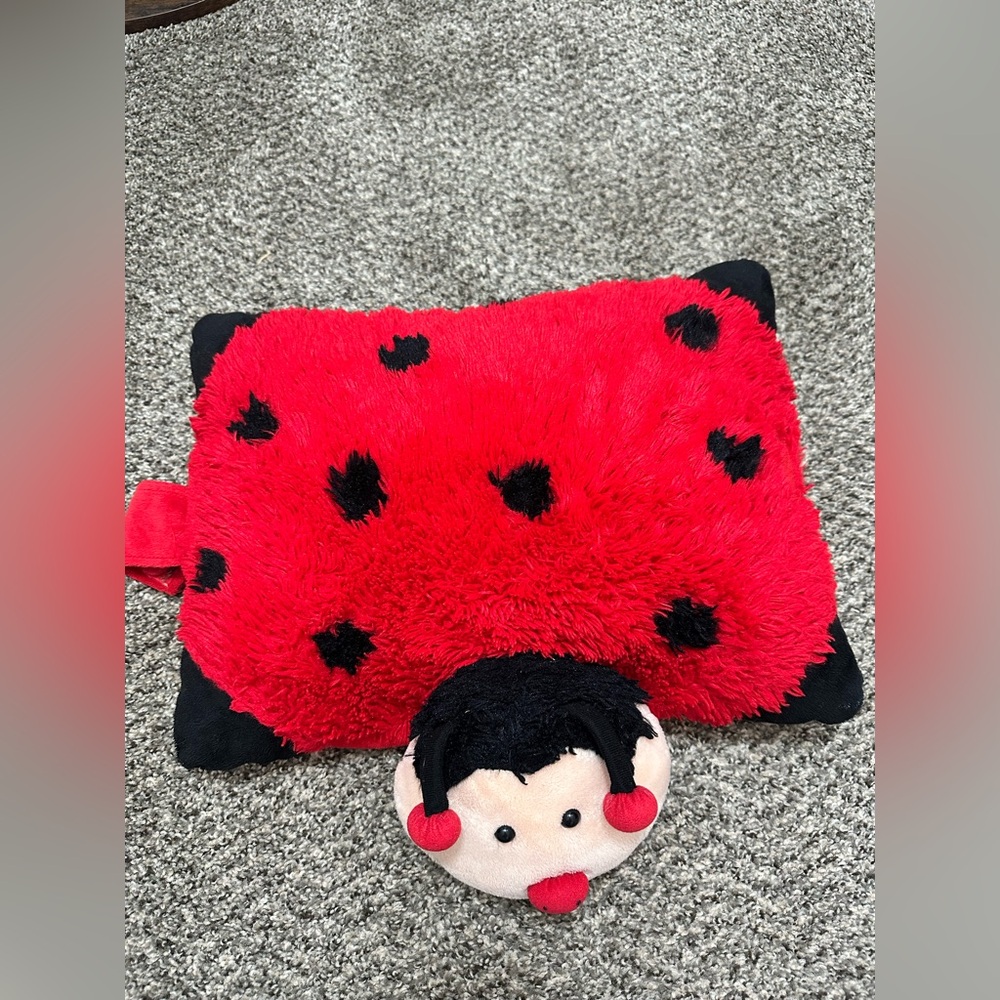 Lady bug pillow pet